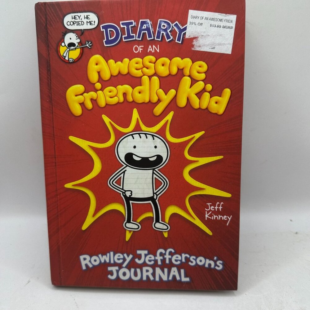 Diary Of An Awesome Friendly Kid Book By Jeff Kinney Hardcover
